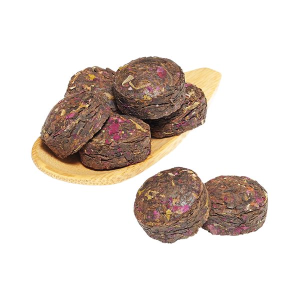 Ripened Rose Pu-erh Mini Tuocha Tea Cake